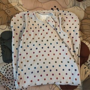 KYTE BABY Sleep Bag 1.0TOG (Medium) Fall Polka Dot Rainbow Muted Oat